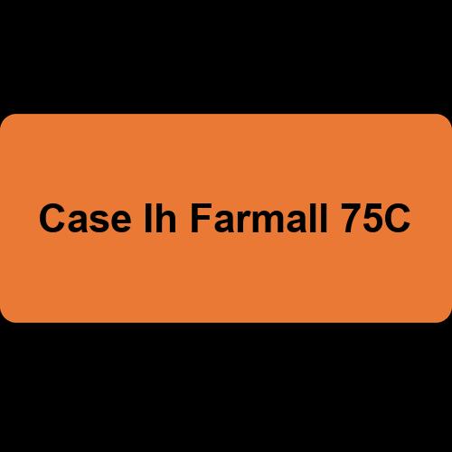 Case Ih Farmall 75C